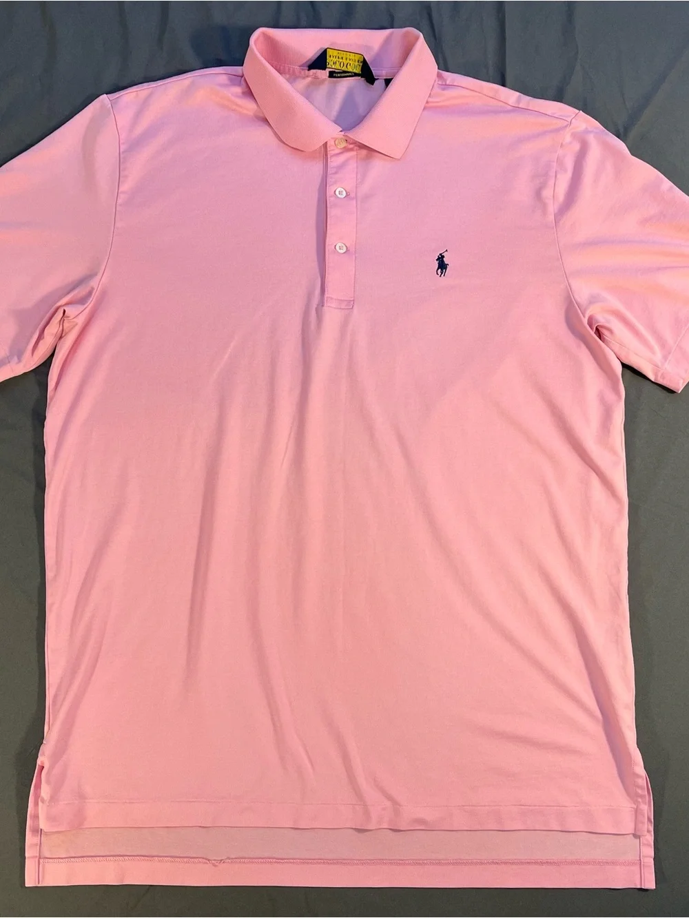 Polo by Ralph Lauren Light Pink Polo with Navy Logo
